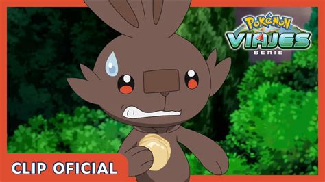 Scorbunny Comparte Unos Dulces Serie Viajes Pok Mon Clip Oficial