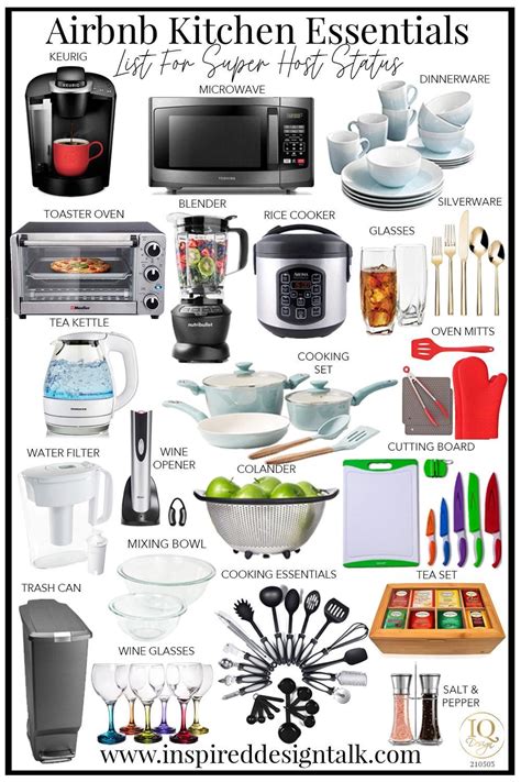 Ultimate Airbnb Kitchen Essentials Supplies And Checklist For Super