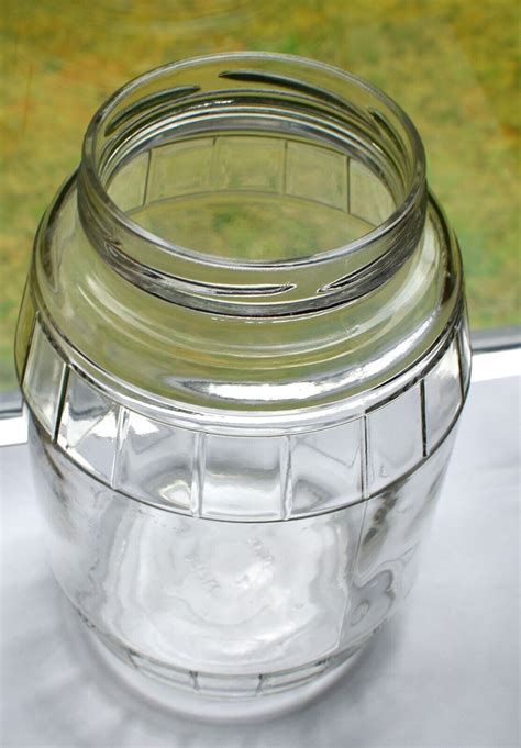 Vintage Alexander H Kerr Glass Pickle Barrel Jar 1950 48 Oz Half Gallon Ebay