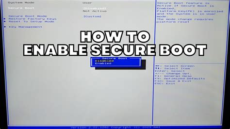 How To Enable Secure Boot • Droix Knowledge Base Tutorials For Everything