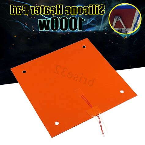 1000w Silicone Heater Pad Heating 310x310mm For Cr 10