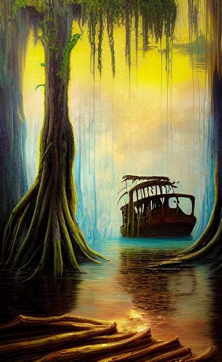 Louisiana Bayou Painting