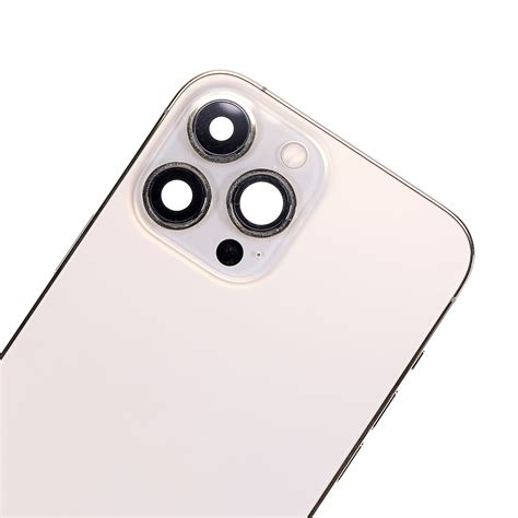 Iphone 13 Pro Max Rear Housing With Small Parts Gold Cellparts