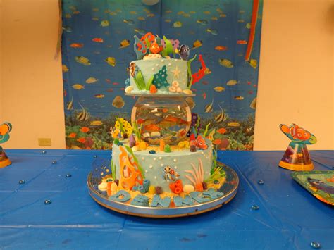 Finding Nemo Cake Baby St Birthday Birthday Cake Finding Nemo Cake