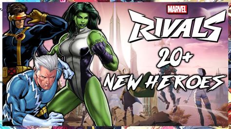 20 NEW Heroes Villains We NEED In MARVEL RIVALS YouTube