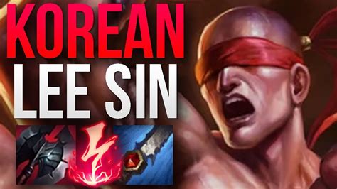 Korean Challenger Insane Lee Sin Kill Min Gameplay Lee Sin Jungle