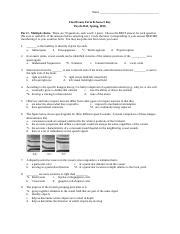 Final Exam MCB 16key Name Final Exam Form B Answer Key Psych 4345