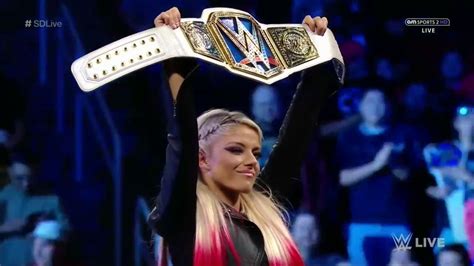 Alexa Bliss Wwe Womens Champion Entrance Youtube