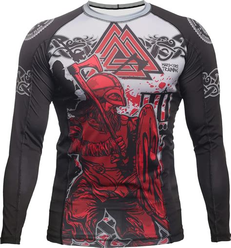 Amazon Hardcore Training Viking 2 0 Men S Rash Guard Compression