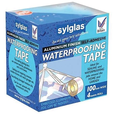 Sylglas Aluminium Waterproofing Tape 75mm X 4m Selco