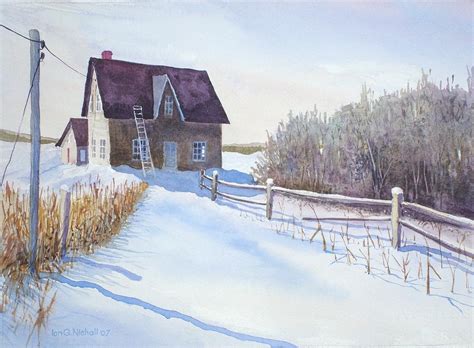 Abandoned Farmhouse Painting by Ian Nicholl - Fine Art America