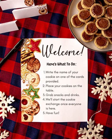 How To Host A Cookie Exchange With Free Printables