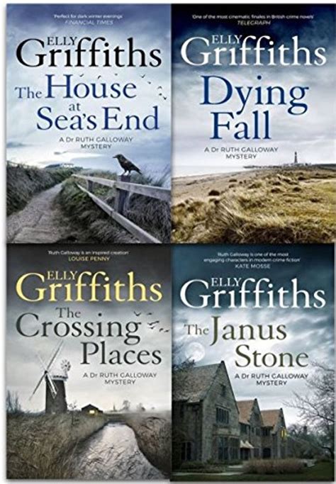 Elly Griffiths Dr Ruth Galloway Series 4 Books Collection Set The