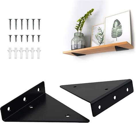 Medach Floating Shelf Brackets 3 Inchfloating Shelves Bracketsfloating Shelf