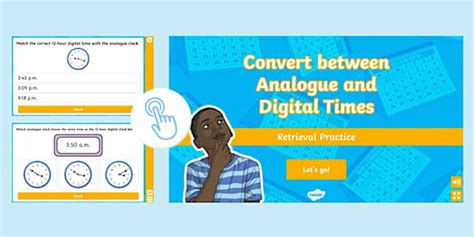 Retrieval Practice Convert Between Analogue And Digital Times Maths