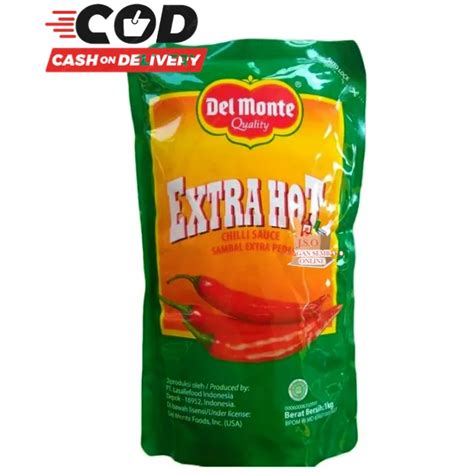 Jual Del Monte CHILI Sauce Extra Hot Kg Chili Sauce Delmonte Saus Sambal Murah Shopee