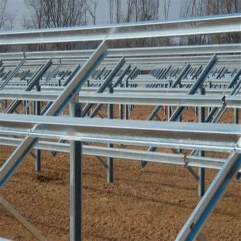 Hot Dip Galvanized Solar Structure Pipe Thickness Mm And Above At