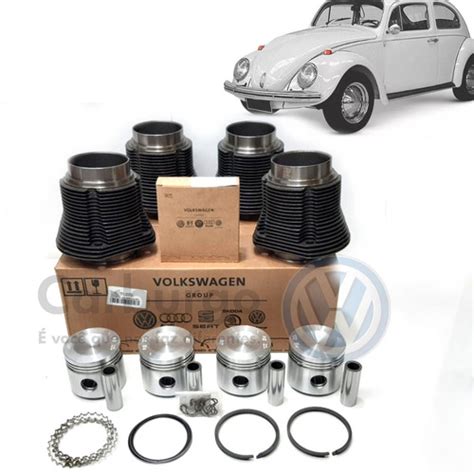 Kit Motor Camisa Pist O Anel Original Vw Fusca Std Carburgo