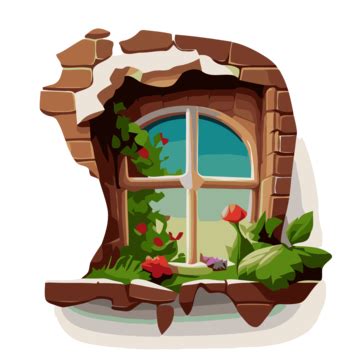 Window Ledge Vector Sticker Clipart An Icon Showing A Window With An