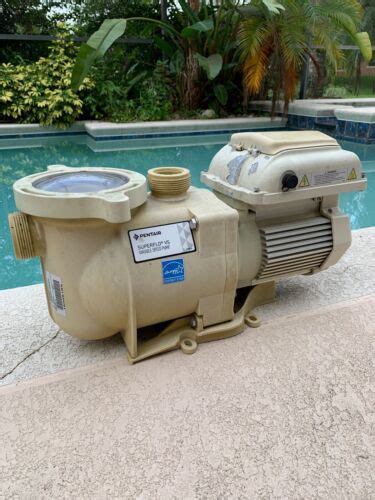 2 2 Hp Pentair Ec 342001 Superflo Vs Variable Speed Pool Pump Lightly Used 788379500191 Ebay