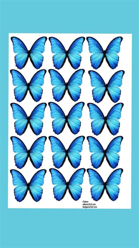 Blue Butterflies Art Print