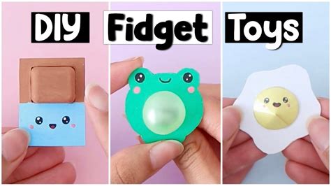 Diy Miniature Pop It Fidget Toys Viral Tiktok Anti Stress Fidgets