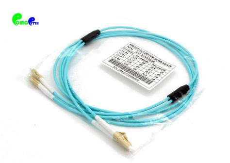 Rodent Resistant Fiber Optic Patch Cables OM3 LC LC Armored Duplex