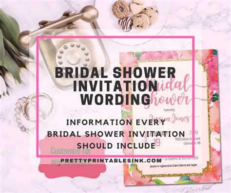 Bridal Shower Invitation Wording What You Need To Know Pretty