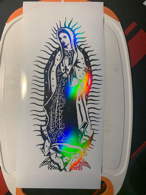 Virgen De Guadalupe Decal Our Lady Of Guadalupe Decal Virgen Mary Decal