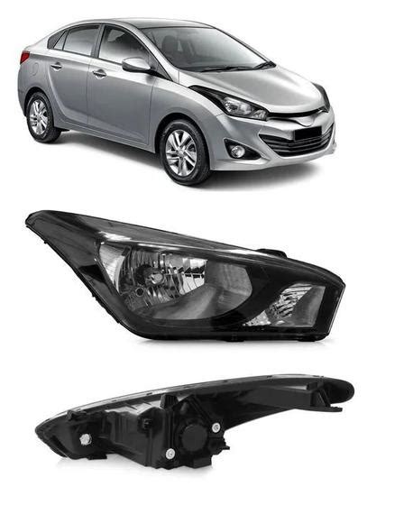 Farol Hb20x 2012 A 2016 Hb20 Hatch Sedan Mascara Negra Ld AI Outros