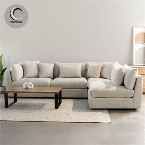 Jual Sofa Letter L Shape Putus Kursi Ruang Tamu Minimalis 3 Seater