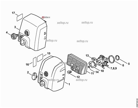 A Detailed Diagram Of Stihl Ms290 Parts