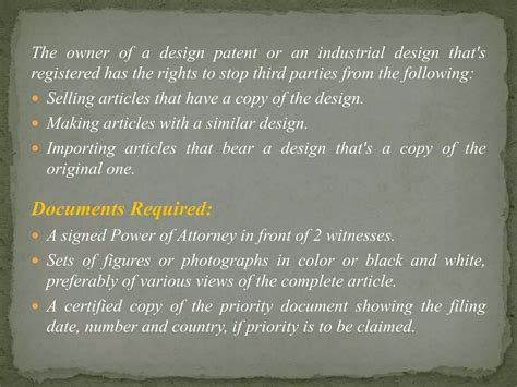 Industrial Design Ipr Ppt