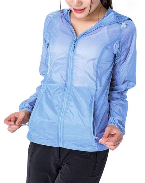 Zshow Womens Packable Super Lightweight Sun Protect Jacket Quick Dry