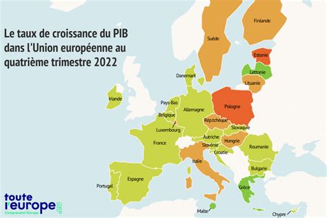 Carte La croissance dans l Union européenne Touteleurope eu