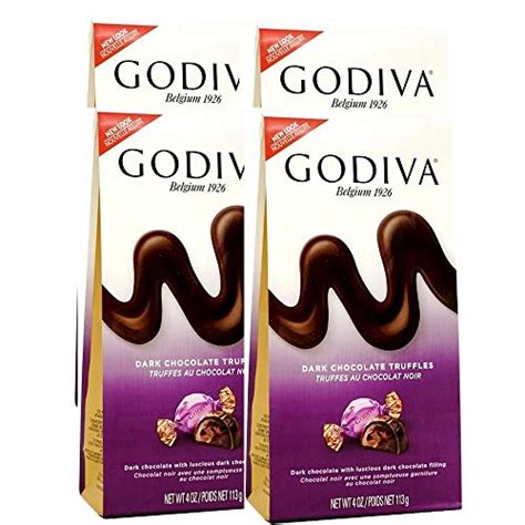 Godiva Wrapped Dark Chocolate Truffles, 4 Ounce | Pricepulse