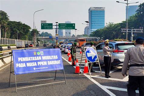 Ketahui Titik Penyekatan Di Jalan Tol Selama PPKM Darurat 3 20 Juli 2021