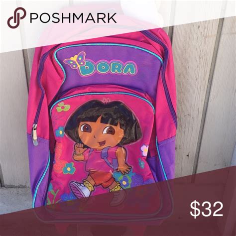 Dora The Explorer Wheel Backpack 16 Wheel Backpack Accessories Bags Backpack With Wheels