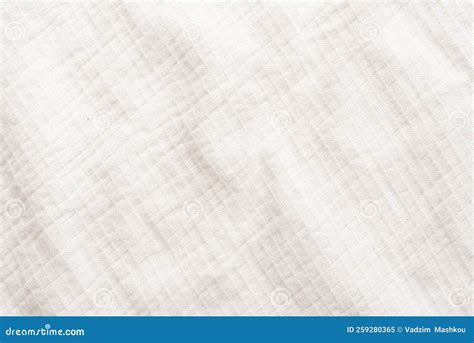 Background of White Linen Fabric. Texture of White Material with Folds ...