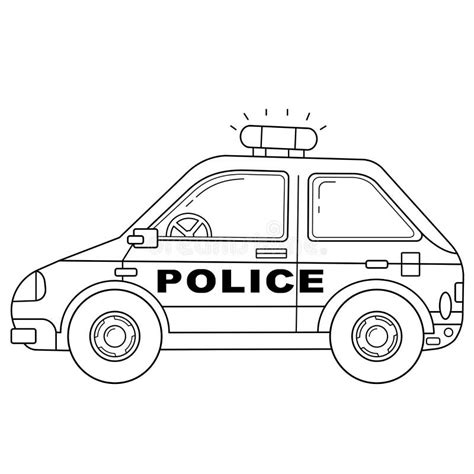 Police Car Drawing Outline