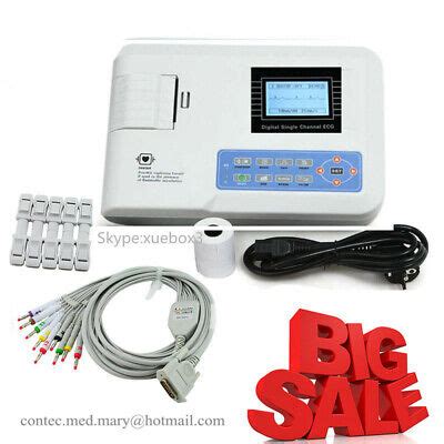 Digital Single Channel Lead Ecg Ekg Machine Electrocardiograph Fda