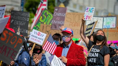 Aapi Community And Allies Rally To Stop Anti Asian Hate Axios San