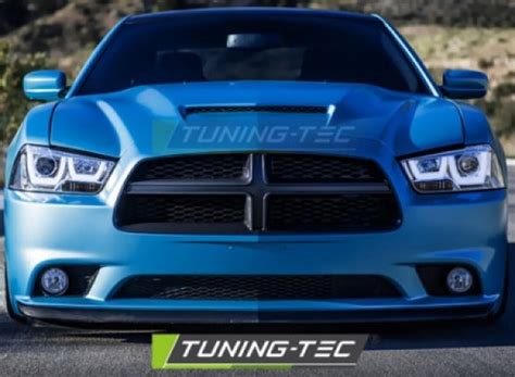 Led Angel Eyes Scheinwerfer F R Dodge Charger Lx Ii Chrom Lti