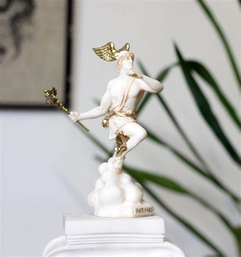 Hermes God Statue Greek Mythology Marble Sculpture Greek God - Etsy