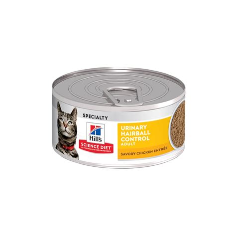 Hill's Science Diet Urinary & Hairball Control Savory Chicken Wet Cat