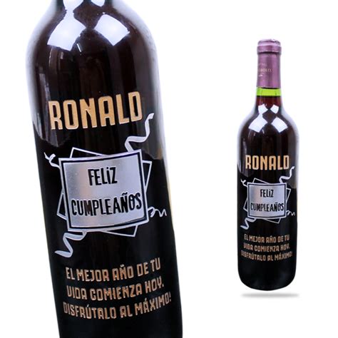 Vinos Personalizados Para Cumpleaños Ms Regalos