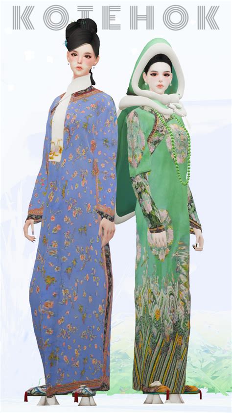 Qing Dynasty Princess Set Kotehoksims On Patreon Sims 4 Mods Clothes Sims 4 Sims