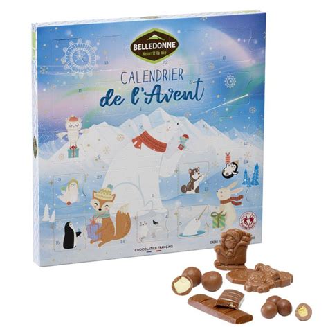 Calendrier de l'avent Chocolat Belledonne - Chocolat au lait 2024