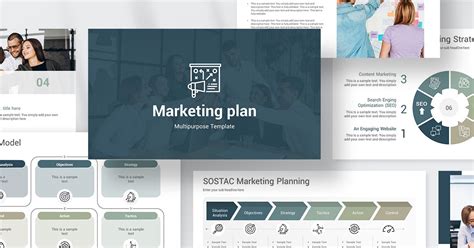 Marketing Plan PowerPoint Template Incl. plan & market - Envato Elements