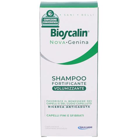 Bioscalin Nova Genina Shampoo Fortificante Volumizzante Ml Redcare